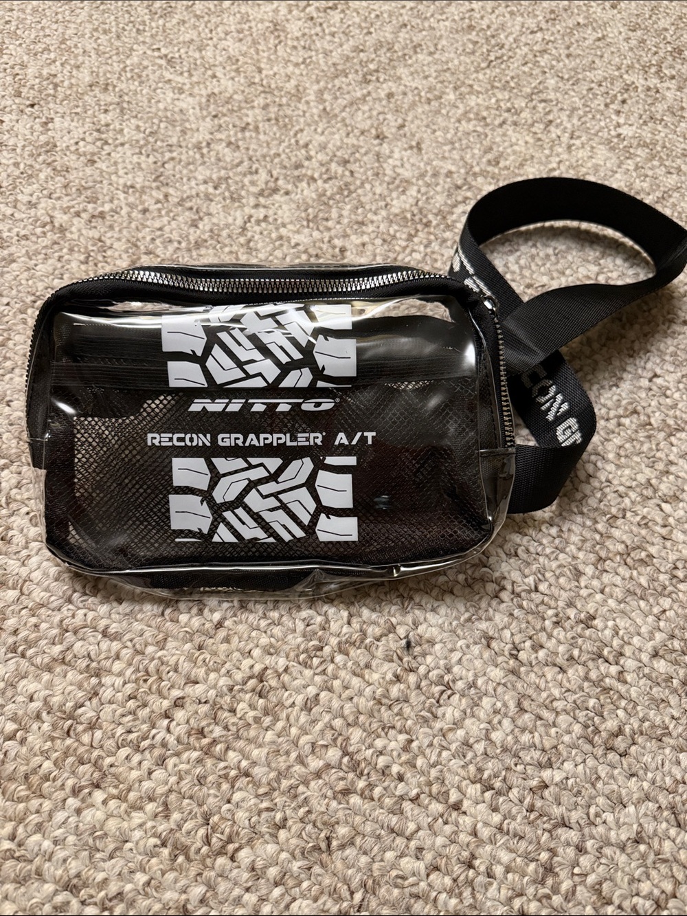 Nitto Recon Grappler A/T Clear Black Crossbody Bag